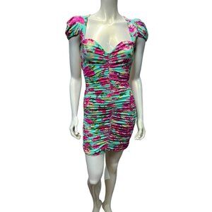 Maria Gueixa Julia Floral Blue Dress